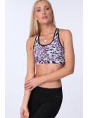 Top sport cu imprimeu leopard roz deschis MR15498 - Magazin online - Boutique